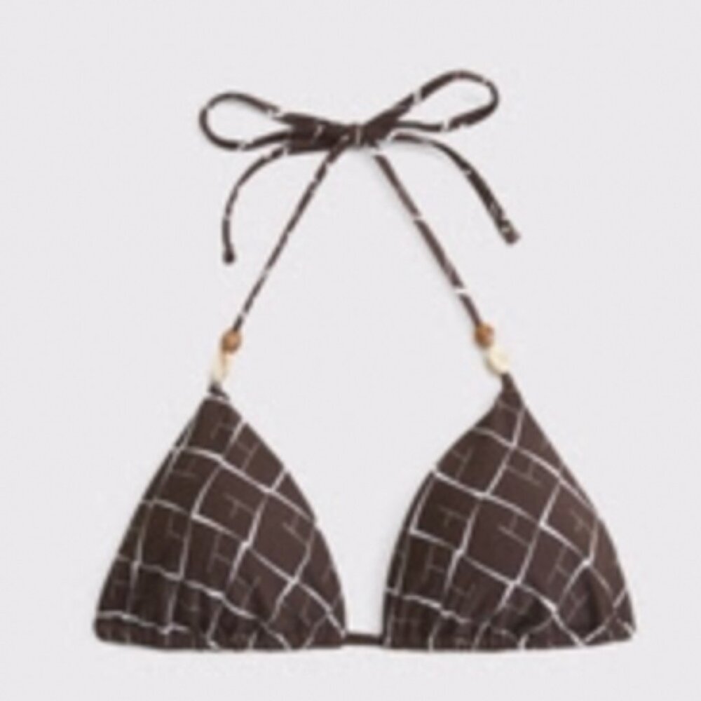 Abercrombie & Fitch Halter String Triangle Bikini Top